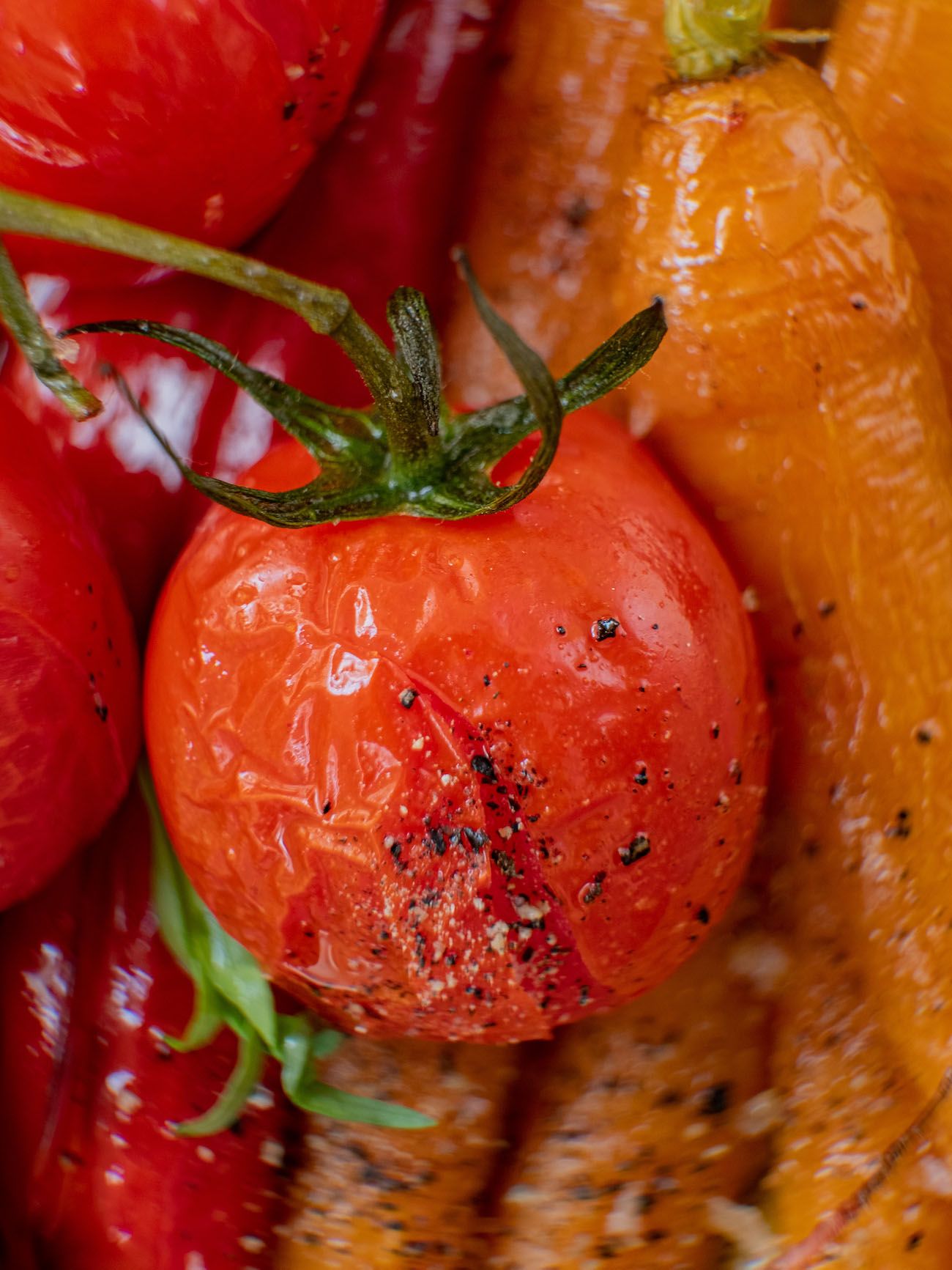 Rezept, Foodblo, About Fuel, Cremige Polenta mit Sommergemüse, Tomaten